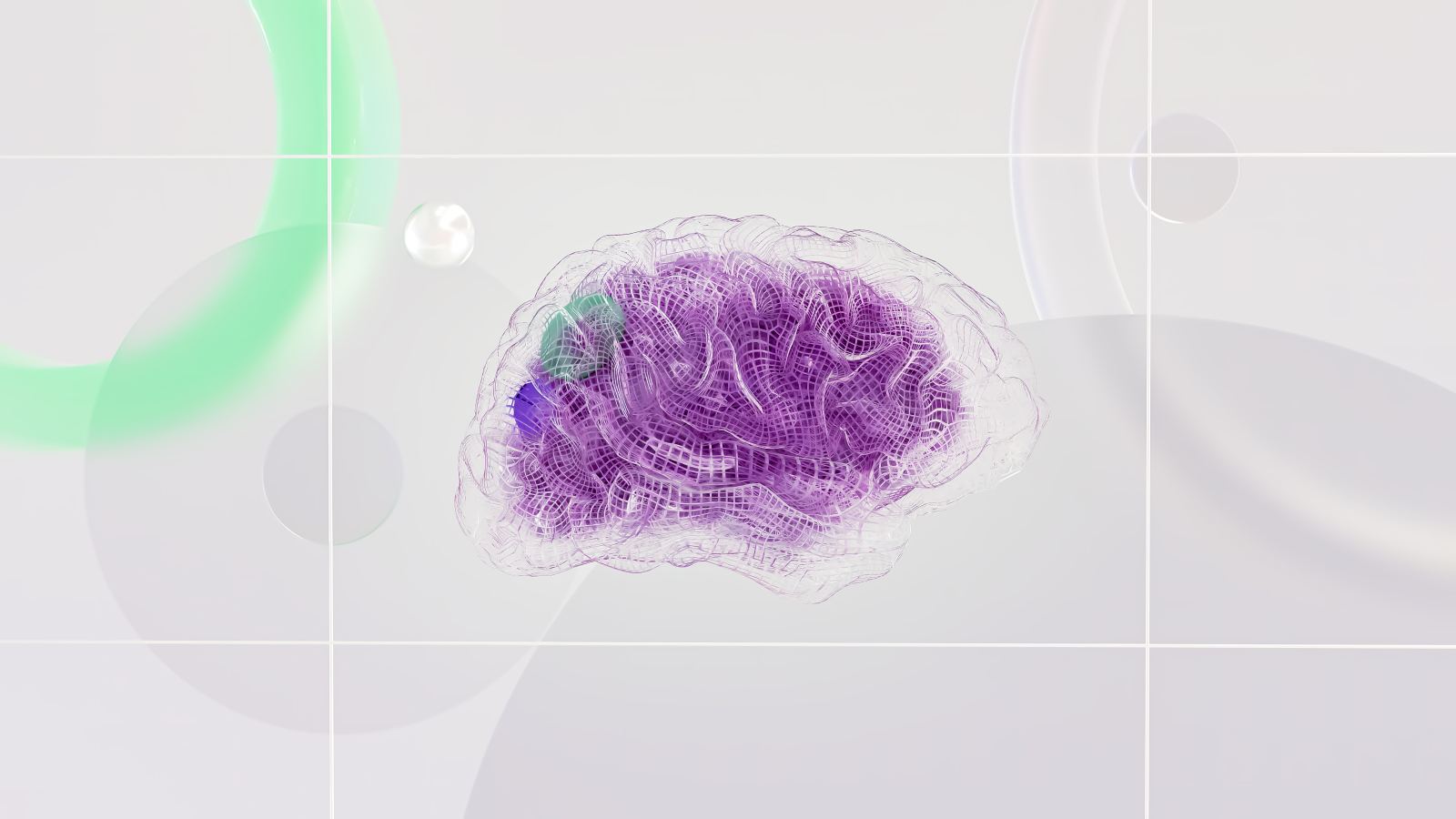 3D rendered abstract design featuring a digital brain visual with vibrant colors. A Misleading AI Summary Can Warp What You Remember